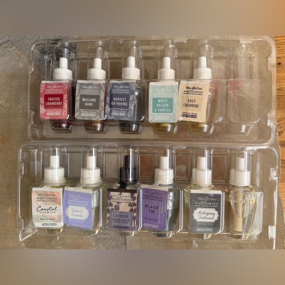 Wallflowers from Bath & Body Works and White Barn ~ NEW ~ Lot of 11